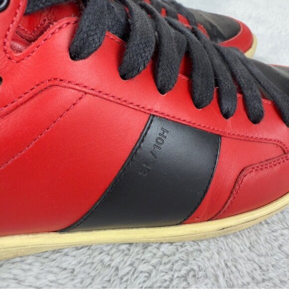 Saint Laurent Paris Men's Size 7 US/40 EU Classic SL/10H Leather 345416 Senakers - Picture 10 of 14